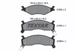 Klocki hamulcowe - komplet TEXTAR 2189202