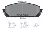 Klocki hamulcowe - komplet TEXTAR 2207001