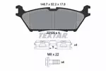 Zestaw klocków hamulcowych, hamulce tarczowe TEXTAR 2210001