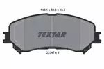 Klocki hamulcowe - komplet TEXTAR 2234701