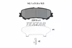 Zestaw klocków hamulcowych, hamulce tarczowe TEXTAR 2261901
