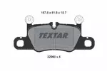 Klocki hamulcowe - komplet TEXTAR 2299001