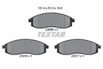 Klocki hamulcowe - komplet TEXTAR 2308602