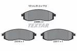 Klocki hamulcowe - komplet TEXTAR 2308601