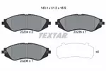 Klocki hamulcowe - komplet TEXTAR 2323401
