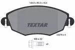 Klocki hamulcowe - komplet TEXTAR 2327904