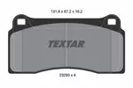 Klocki hamulcowe - komplet TEXTAR 2329301