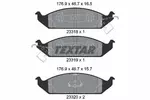 Klocki hamulcowe - komplet TEXTAR 2331801