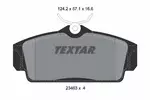 Klocki hamulcowe - komplet TEXTAR 2346302
