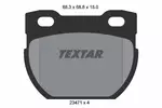 Klocki hamulcowe - komplet TEXTAR 2347101