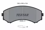 Klocki hamulcowe - komplet TEXTAR 2348801