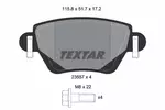 Klocki hamulcowe - komplet TEXTAR 2355701