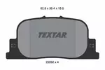 Klocki hamulcowe - komplet TEXTAR 2359201