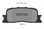 Klocki hamulcowe - komplet TEXTAR 2370201