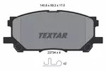 Klocki hamulcowe - komplet TEXTAR 2373401