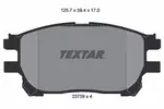 Klocki hamulcowe - komplet TEXTAR 2375901