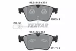 Klocki hamulcowe - komplet TEXTAR 2382201