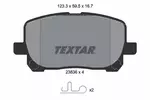 Klocki hamulcowe - komplet TEXTAR 2383601