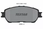Klocki hamulcowe - komplet TEXTAR 2385501