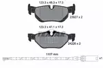Klocki hamulcowe - komplet TEXTAR 2392707