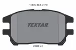 Klocki hamulcowe - komplet TEXTAR 2392901