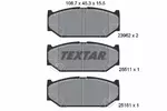 Klocki hamulcowe - komplet TEXTAR 2396201