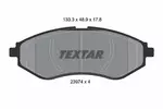 Klocki hamulcowe - komplet TEXTAR 2397401