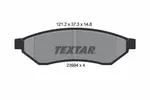 Klocki hamulcowe - komplet TEXTAR 2399401