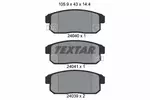 Klocki hamulcowe - komplet TEXTAR 2404001