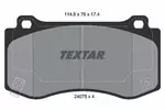 Klocki hamulcowe - komplet TEXTAR 2407501