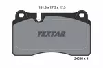 Klocki hamulcowe - komplet TEXTAR 2409801