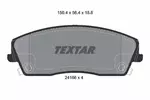 Klocki hamulcowe - komplet TEXTAR 2416601