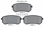 Klocki hamulcowe - komplet TEXTAR 2427601