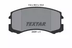 Klocki hamulcowe - komplet TEXTAR 2429101