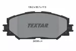 Klocki hamulcowe - komplet TEXTAR 2433601
