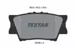 Klocki hamulcowe - komplet TEXTAR 2433801