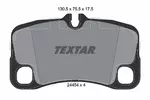 Klocki hamulcowe - komplet TEXTAR 2445401