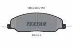 Klocki hamulcowe - komplet TEXTAR 2451301