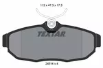 Klocki hamulcowe - komplet TEXTAR 2451401