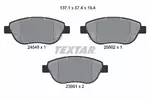 Klocki hamulcowe - komplet TEXTAR 2454901