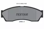 Klocki hamulcowe - komplet TEXTAR 2455501
