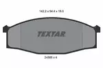 Klocki hamulcowe - komplet TEXTAR 2458501