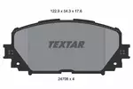 Klocki hamulcowe - komplet TEXTAR 2470801