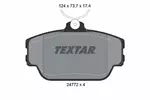 Klocki hamulcowe - komplet TEXTAR 2477201