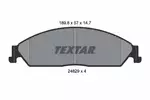 Klocki hamulcowe - komplet TEXTAR 2482901