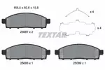 Klocki hamulcowe - komplet TEXTAR 2508703