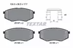 Klocki hamulcowe - komplet TEXTAR 2518701