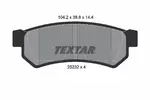 Klocki hamulcowe - komplet TEXTAR 2523201