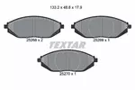 Klocki hamulcowe - komplet TEXTAR 2526801