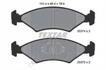 Klocki hamulcowe - komplet TEXTAR 2537401